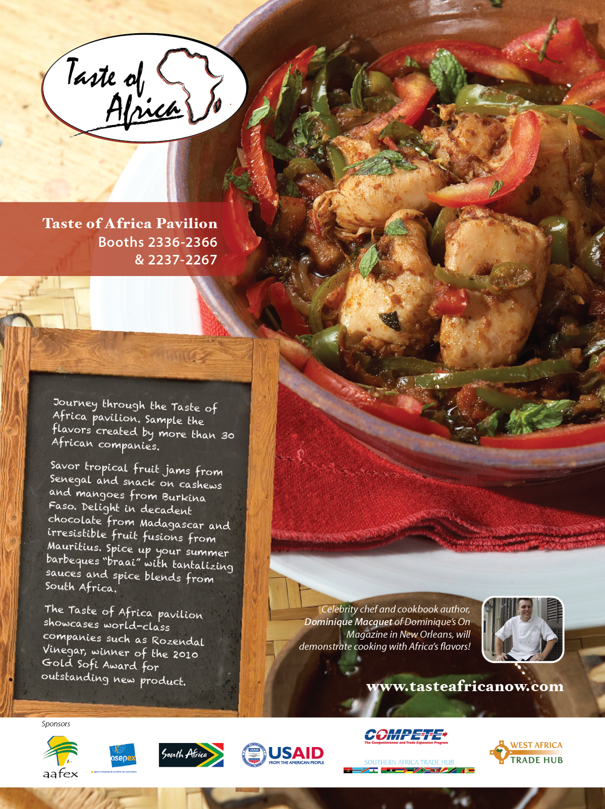 Food advert onepager