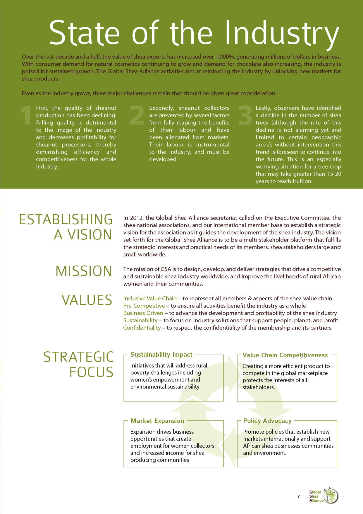 Global Shea Alliance Annual Report 2012 interior