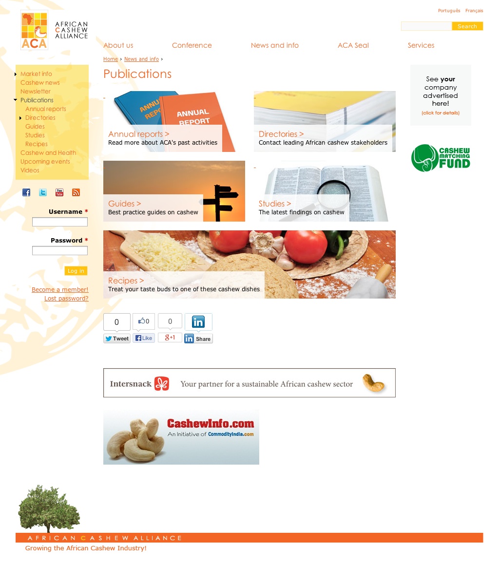ACA 2nd level page