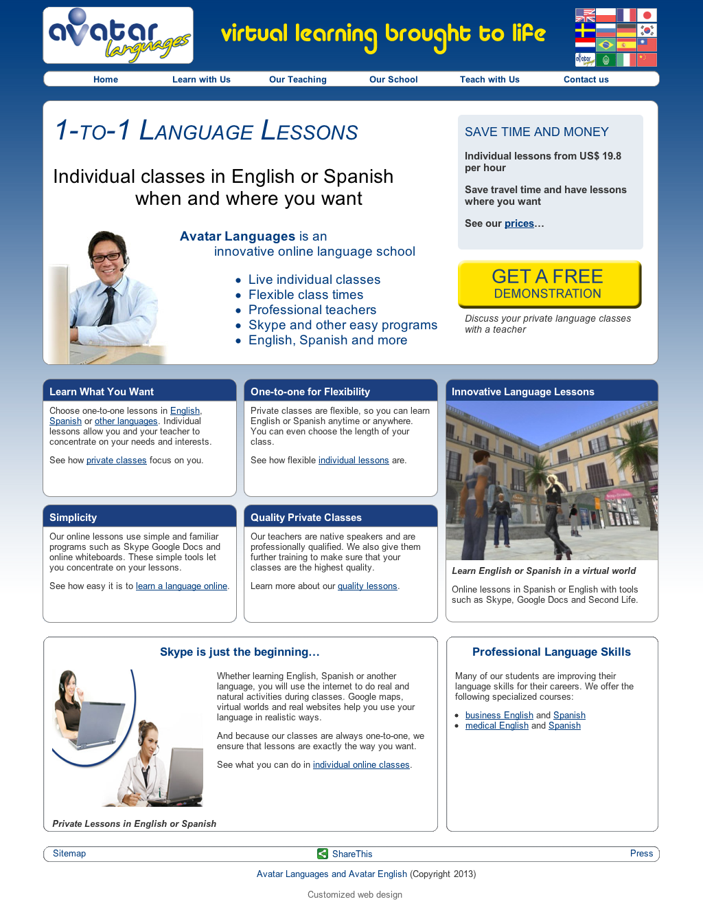 Avatarlanguages.com