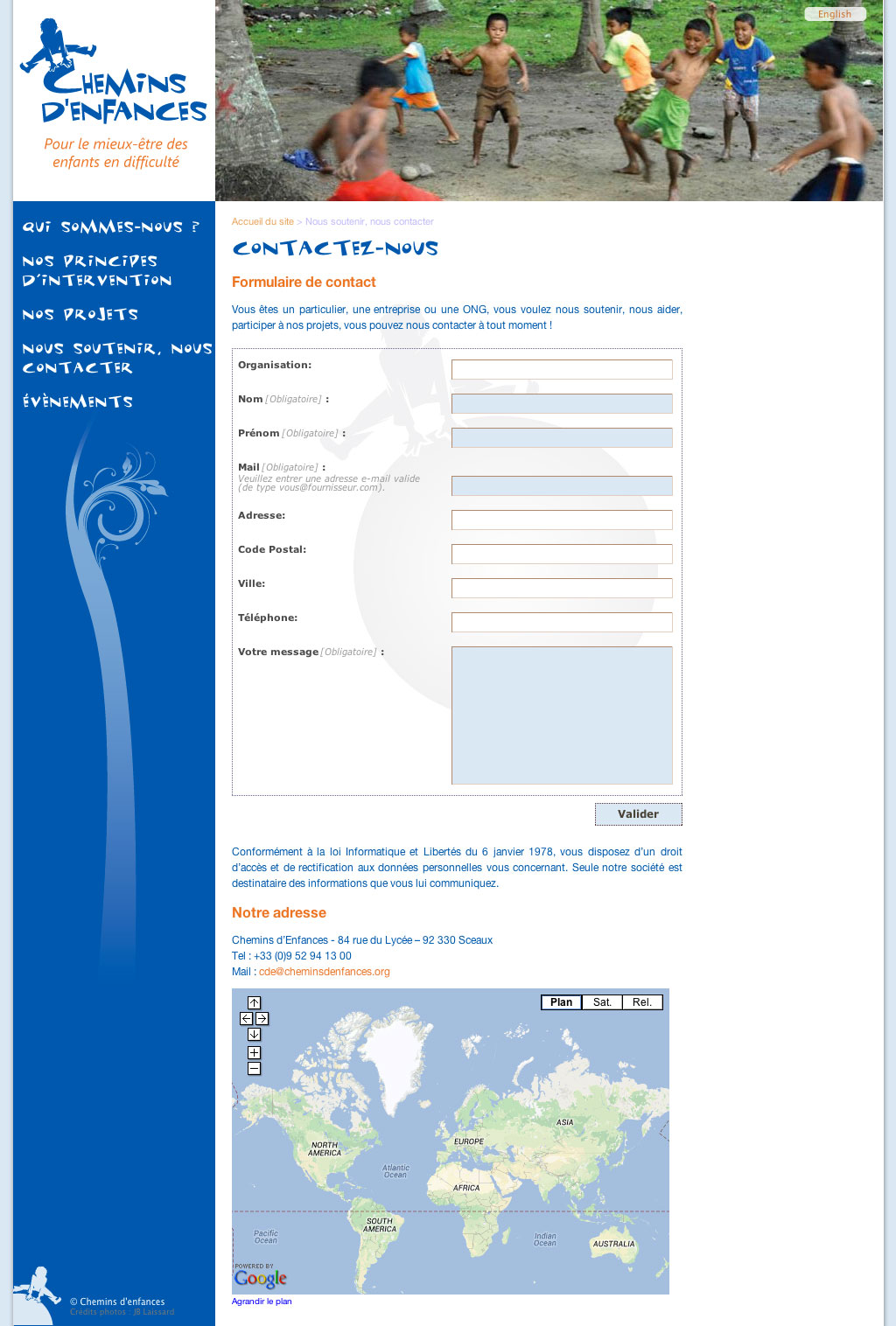 Cheminsdenfances 2nd level page