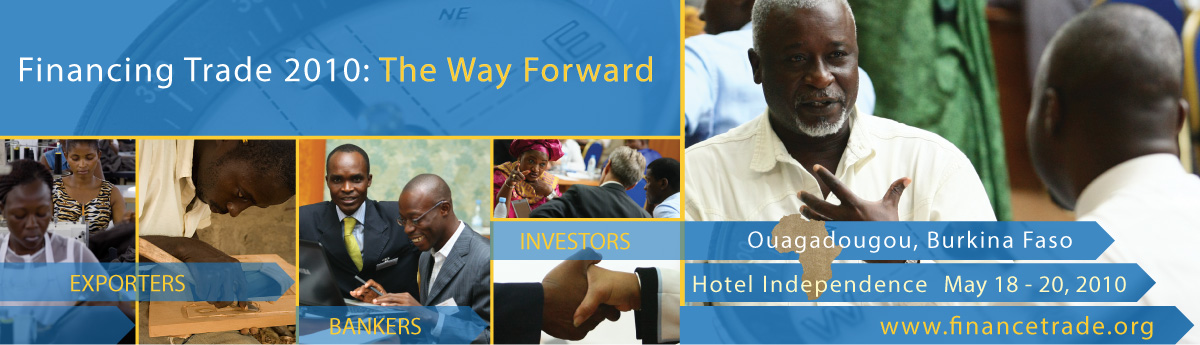 Financing trade conference banner