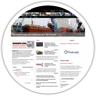 Borderless website